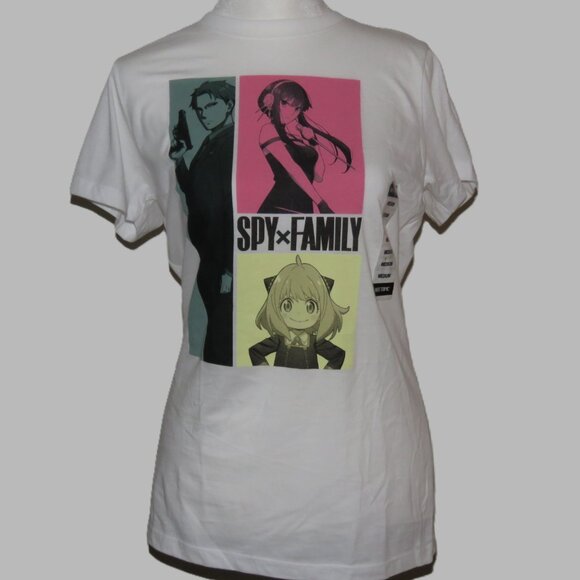 NWT Hot Topic Spy Family Character Grid T-Shirt Size M (C092) - Picture 2 of 6